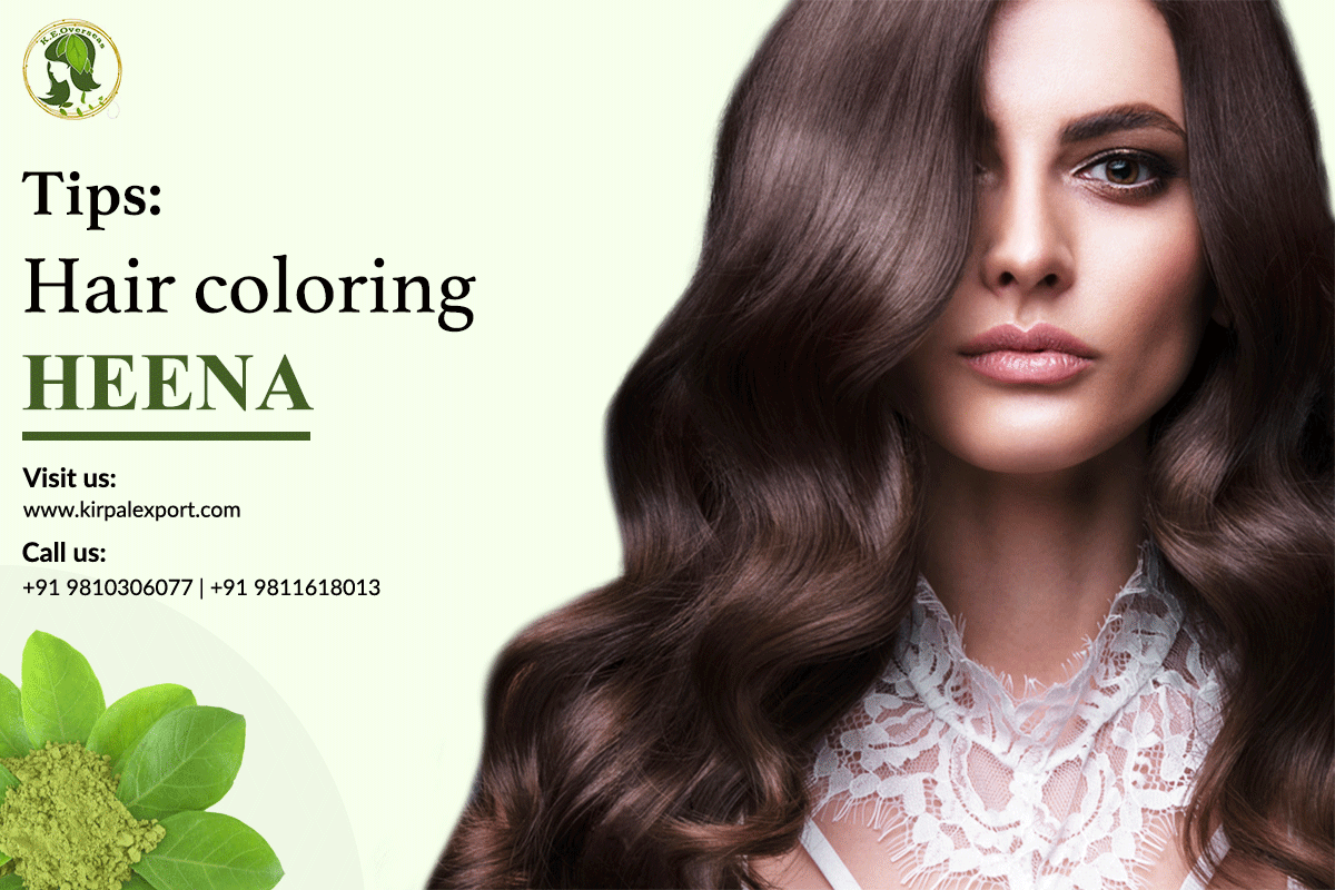 Hair Coloring with Henna