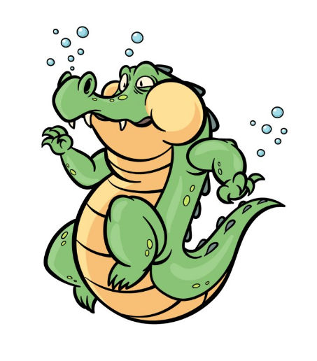 Cartoon Crocodile Drawing